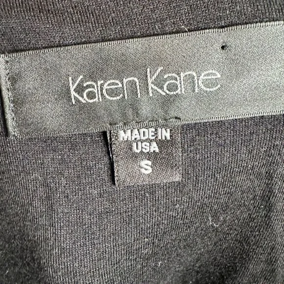 Karen Kane black and white print midi shirt dress size small - Picture 4 of 5